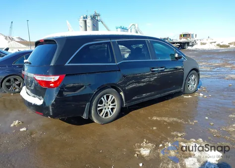 2012 Honda Odyssey Ex-L z USA, uszkodzony, nr VIN 5FNRL5H65CB017225